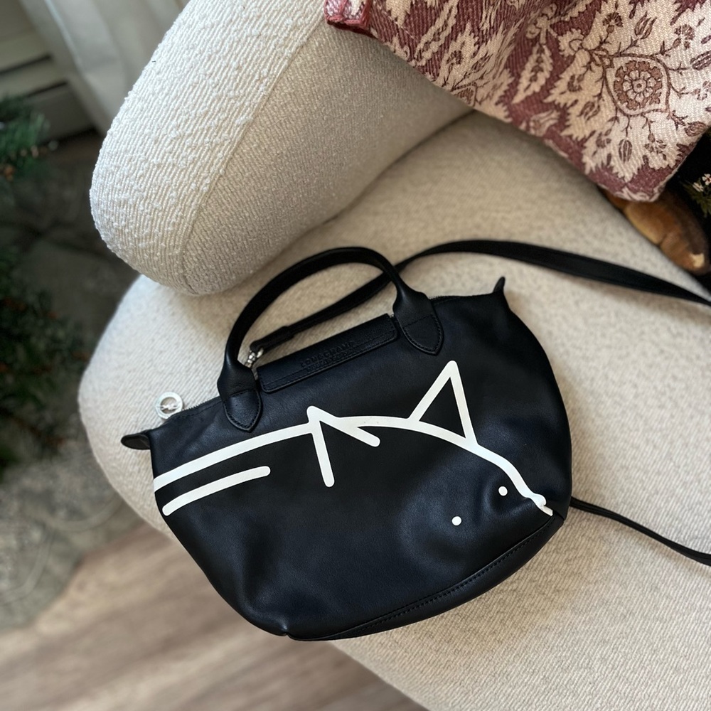 RARE Longchamp x Mr. Bags “Year of the Pig” Satchel Crossbody Bag